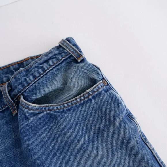 Vintage Great Western Garment Mid-wash Relaxed Fit Western Cowboy Blue Jeans 38 - Picture 10 of 15